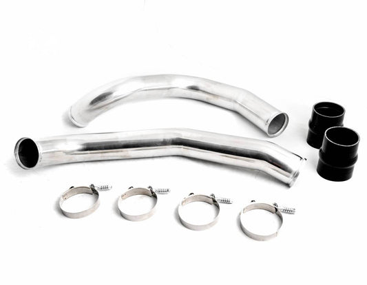 Polished Intercooler Pipe Kit Hot Cold Side For 99.5-03 Ford 7.3L Powerstroke