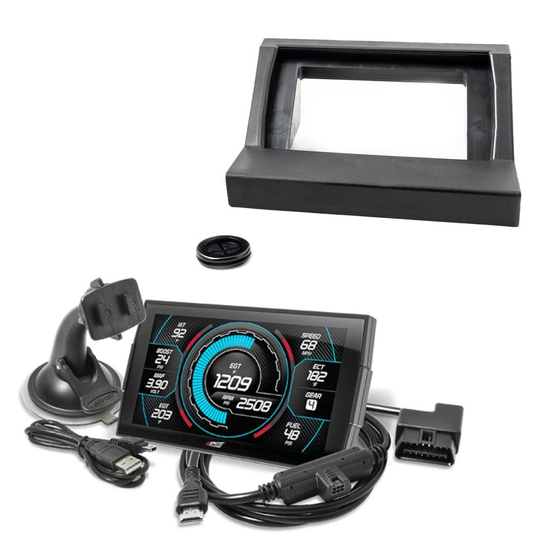 Rudy's Center Console Tray Mount & Edge CTS3 Insight For 2017-2022 Ford F-150/F-250/F-350