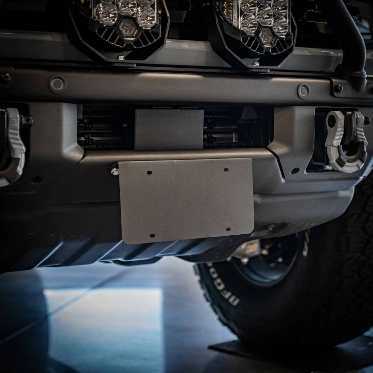 Rudy's Front License Plate Mount for 2021-2025 Ford Bronco With Modular Front Bumper