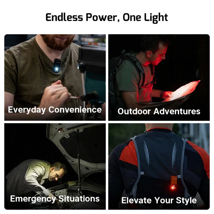 OLIGHT OCLIPPROAS Oclip Pro Clip on Flashlight with Floodlight - Ancient Script