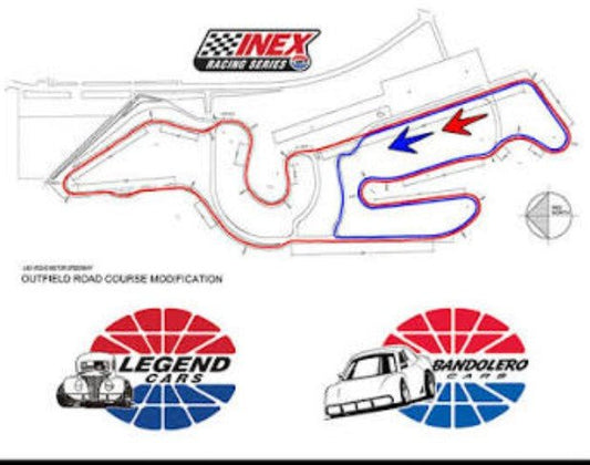 Legend Car Road Course Set Up.